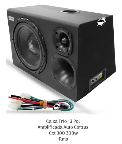 Caixa trio para carro ou casa completa