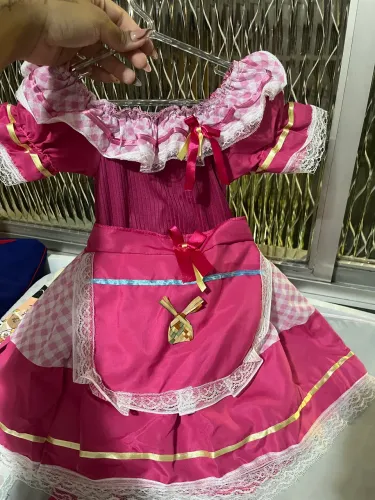 Vestido de quadrilha menina