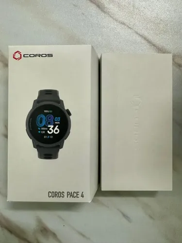 > Relógio Coros Pace 4 Preto Novo + Pod 2 + Pulseira Nylon - Lançamento