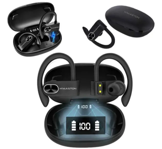 Fone Esportivo Bluetooth 5.3 Sem Fio Com A Prova Dágua Rs52