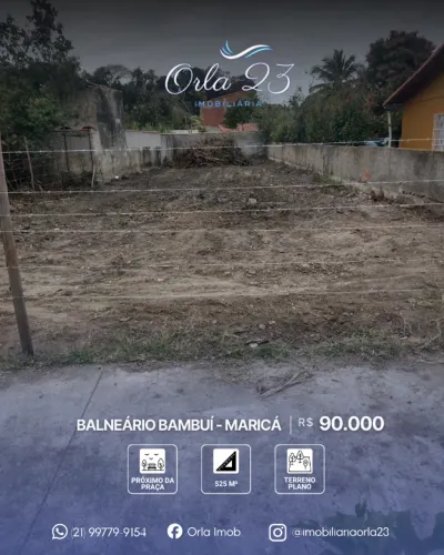 TERRENO, Orla 23 Imobiliária Vende! Excelente terreno plano com 525 m²