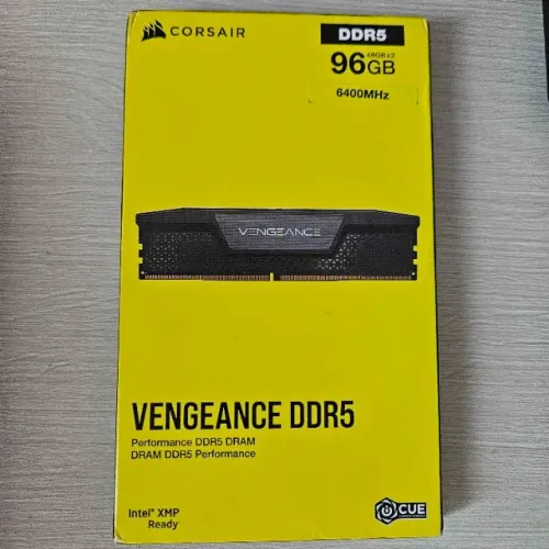 Memória RAM Corsair Vengeance DDR5 96GB (2x48GB) 6400MHz - Preto