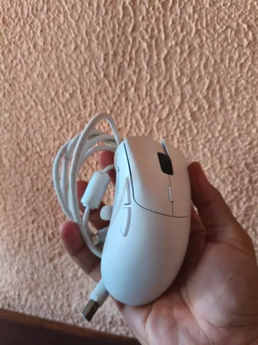 Mouse Gamer Attack Shark R1 Branco Sem Fio ? Bateria Boa e Funcionamento Perfeito