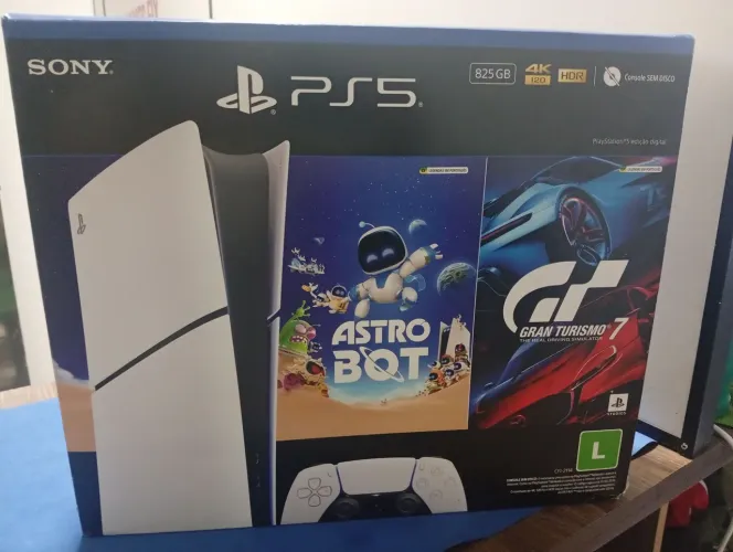 Ps5 slim 825gb com garantia (somos loja )