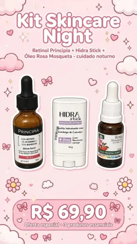 KIT SKINCARE NIGHT - ROTINA NOTURNA COMPLETA
