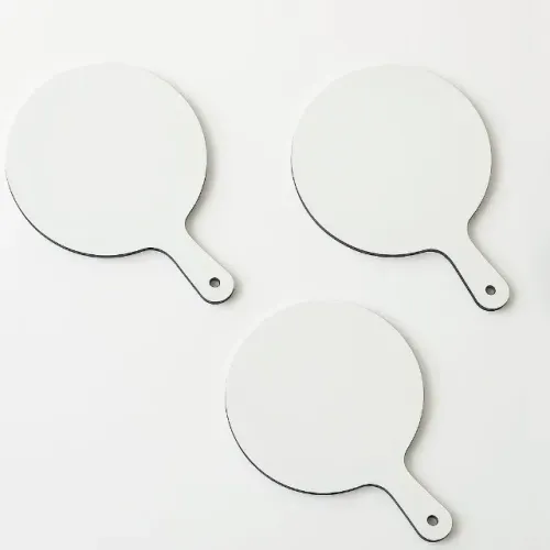Kit Com 03 Pás De Pizza Mdf Madeira Pizzaria Profissional