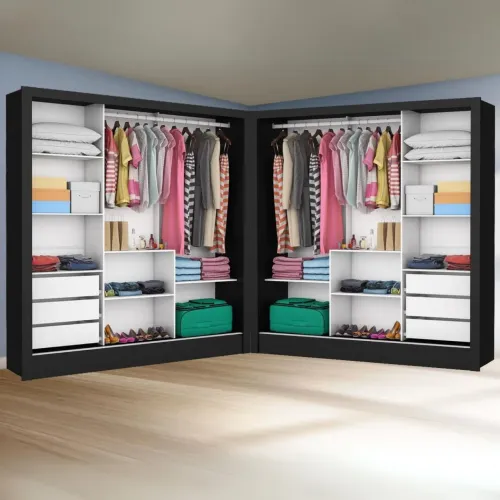Closet Dubai/Santiago 1,79 m x 1,79 m 6 Gavetas- Entrega Rápida