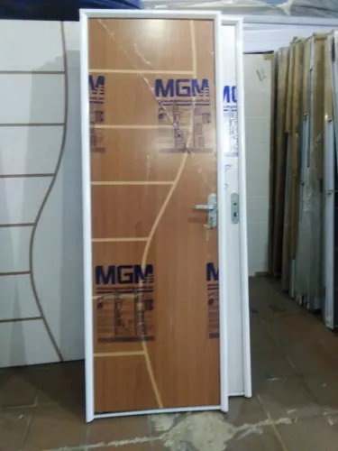 porta completa madeira caixonete de aço 
