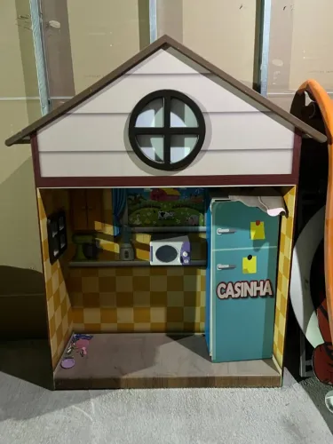 Estaçao infantil casinha de brinquedo