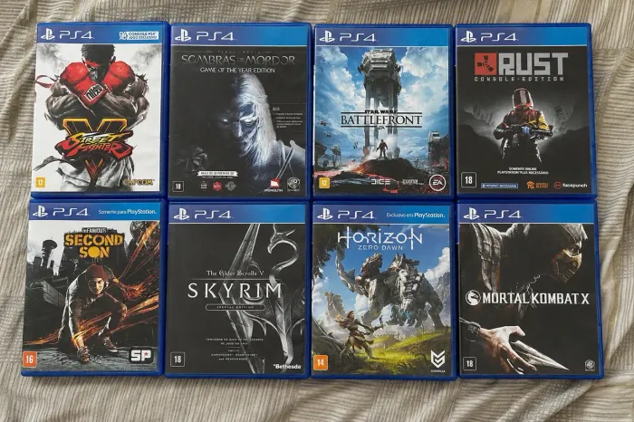 8 Jogos PS4 Originais