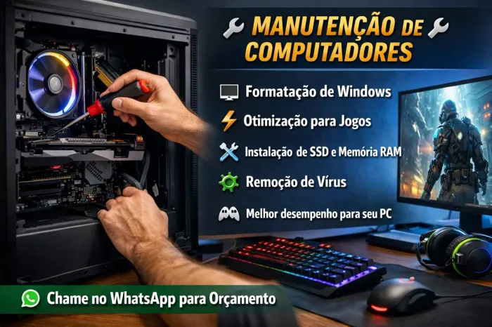 MANUTENÇÃO E OTIMIZAÇÃO DE COMPUTADORES 