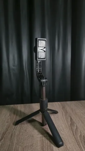 Gimbal de 1 eixo para celular com extensor