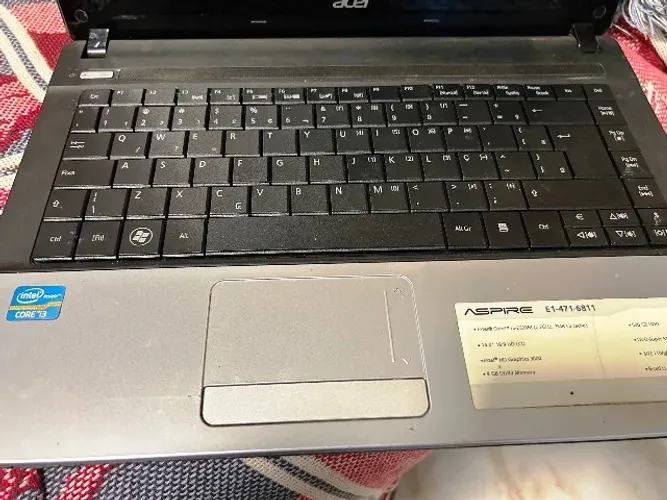 Notebook Acer Aspire - Retirada de pecas ´ou troco por figurinhas da copa