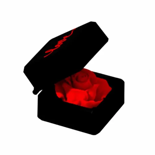 Caixa Decorativa Rosa Eterna Love Romântico Presente Dia Dos Namorados, Datas Especiais