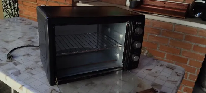 Combo: Forno Elétrico Philco 38L + Prateleira de Angelim Pedra