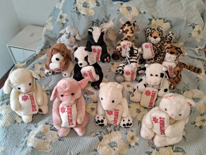 Coleção Pelúcia Parmalat Produto Novo