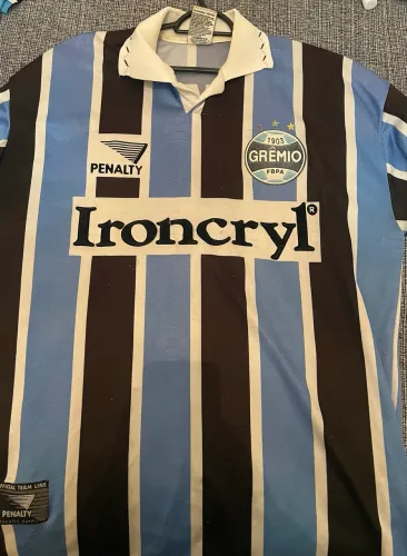 Camiseta Grêmio 1997 Penalty Ironcryl Retrô