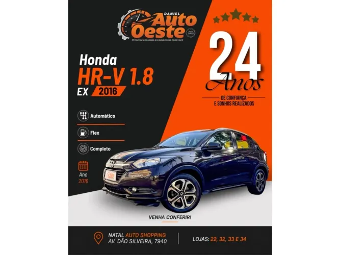 Honda HR-V EX 1.8 Flexone 16V 5P Aut. 2016