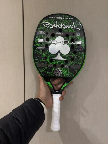 Raquete de beach tennis Quicksand silver clube 2023
