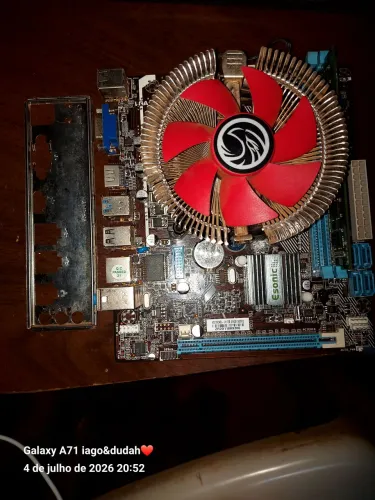 Kit placa mãe completo