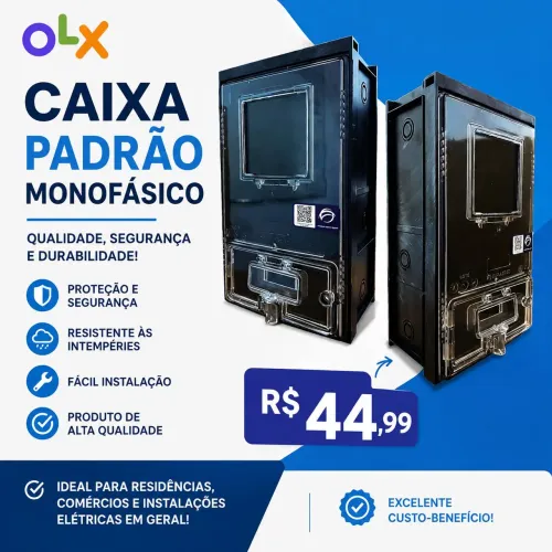 Caixa padrão monofásico