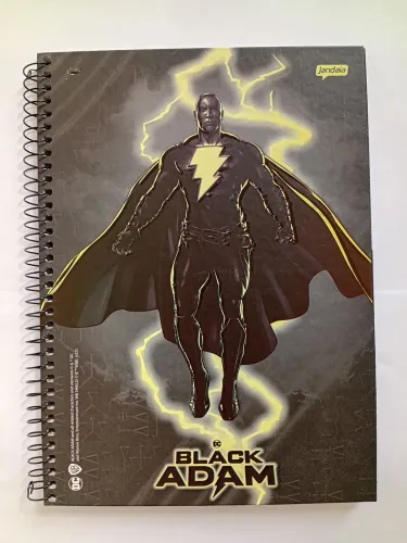 Caderno universitário espiral 1x1 Shazam 80 folhas