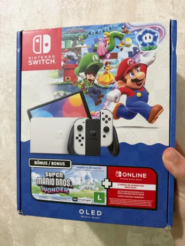 Nintendo Switch OLED 64GB Branco NOVÍSSIMO