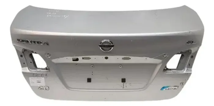 Tampa Traseira Nissan Sentra 2014 2019 Prata