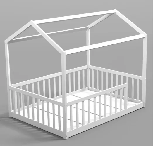 Cama de casal montessoriana