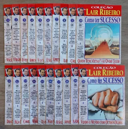 Livros: Coleção Como Ter Sucesso Dr. Lair Ribeiro - 20 Fascículos Completos