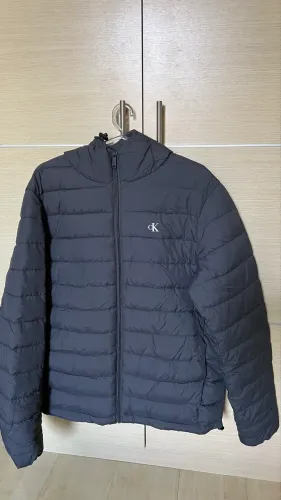 Jaqueta Puffer Calvin Klein Ripstop Empacável Original 