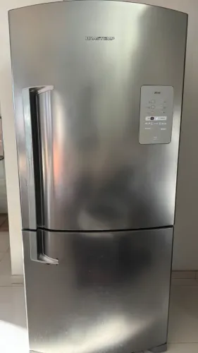 Geladeira Brastemp Inverse Maxi 573L Evox (Modelo BRE80AK - 220V)