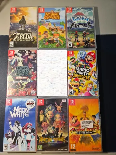 Lote 8 Jogos | Nintendo Switch | Novos e Usados