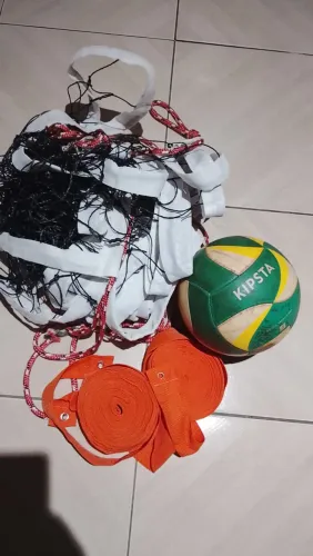 Rede, fita e bola