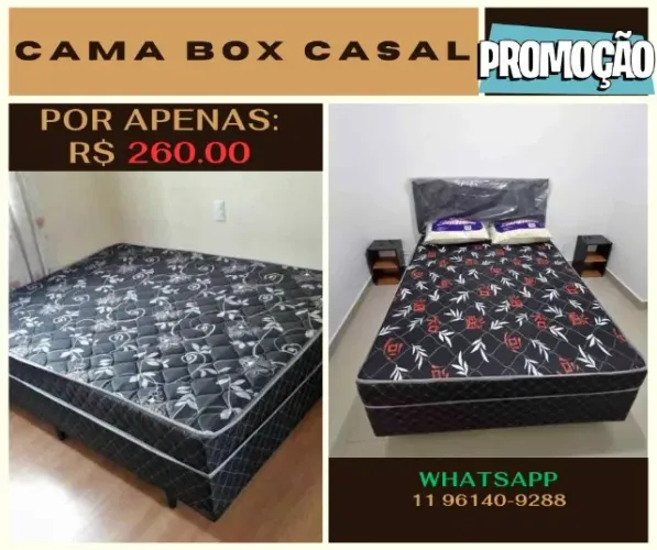 cama box casal 