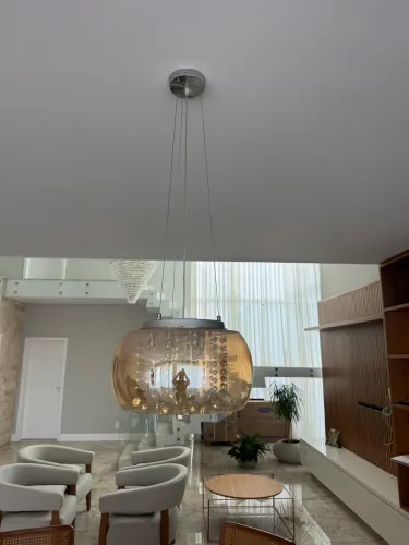 LUSTRE 40cm ÂMBAR
