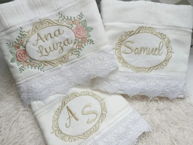 Kit toalhas personalizadas