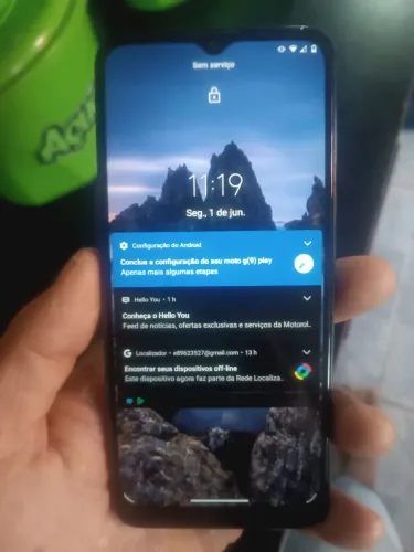 Moto G9 seminovo em ótimo estado