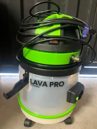 Aspirador extrator Tambor IPC Lava Pro 27L preto e verde EP127