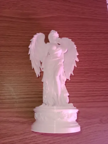 Estatueta Escultura 3d Mulher Angelical Anjo