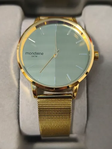 Relógio Mondaine Dourado (feminino) - NOVO