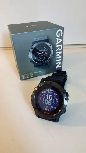 Relógio Garmin Fênix 5x Sapphire Edition