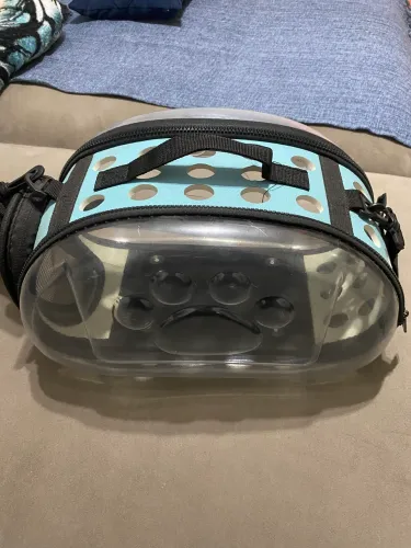 Mochila Transparente para Pet | Transporte Seguro e Confortável