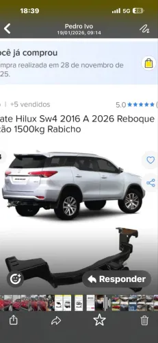 Reboque para SW4 