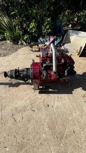 motor, caixa, hélice e eixo
