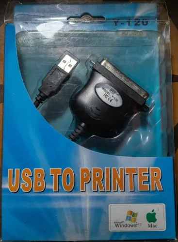 Cabo conversor USB para porta paralela (impressora) - Kanko Y-120