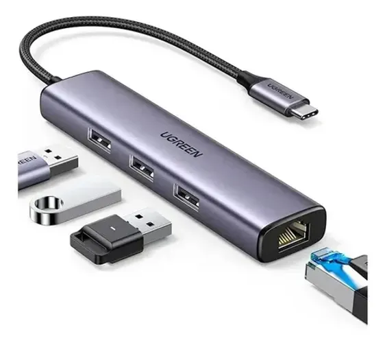 Hub USB Ugreen 4 em 1 - LEIA DESCRIÇÃO