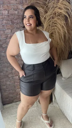 Cropped Colors Plus Size