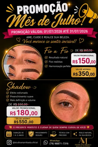 Micropigmentação de sobrancelhas 