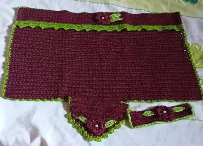 Kit de fogão de crochê 